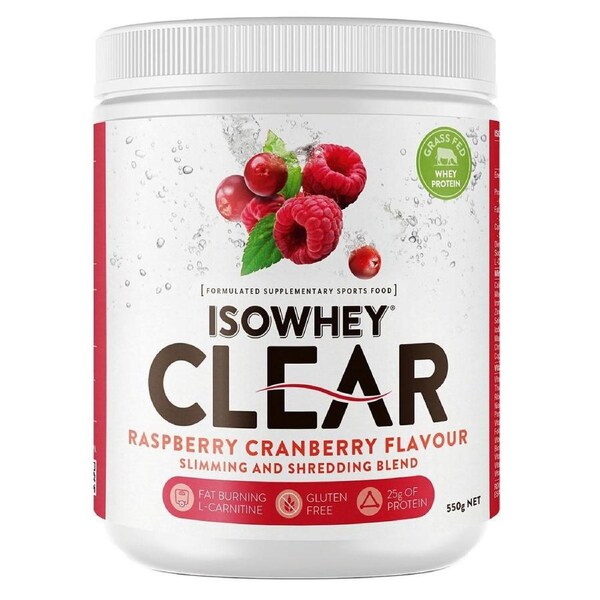 Isowhey Clear Cranberry Raspberry 550g