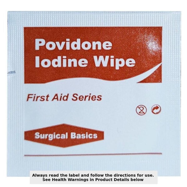 Surgical Basics Povidone Iodine Wipe 1 Wipe