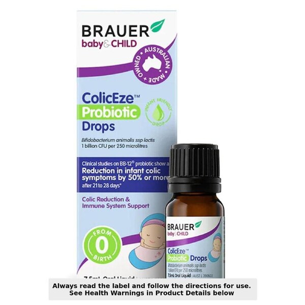 Brauer Baby & Child Coliceze Probiotic Drops for infants 7.5ml