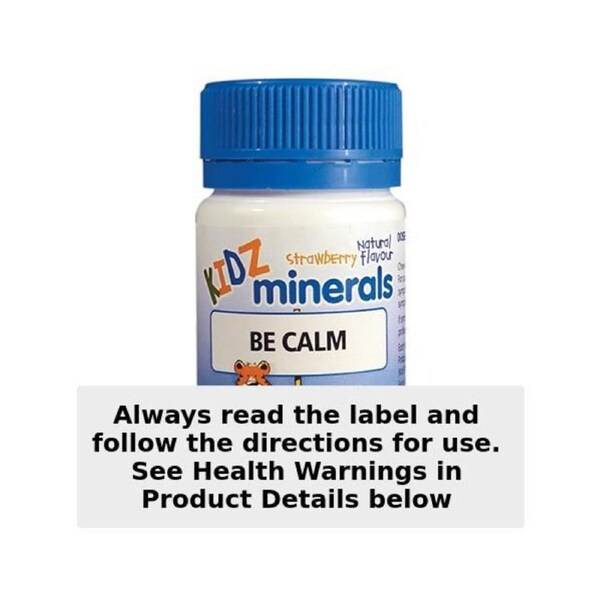 Schuessler Tissue Salts Kidz Minerals Be Calm 100 Tablets