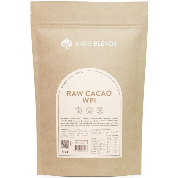 Bare Blends WPI Raw Cacao 750g