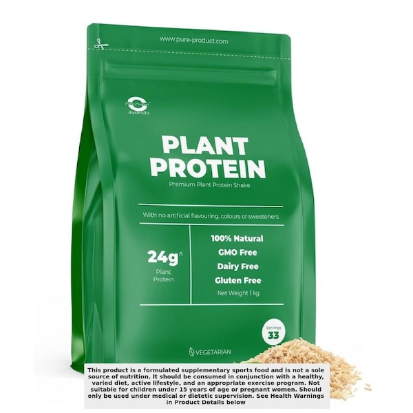 Pure Product Australia Plant Protein Powder Unflavoured 1Kg