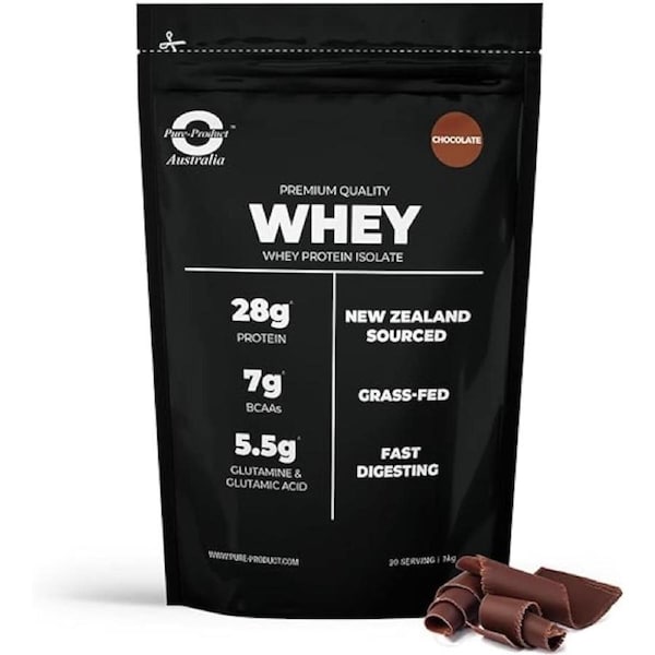 Pure Product Australia Whey Protein Isolate Chocolate 1kg
