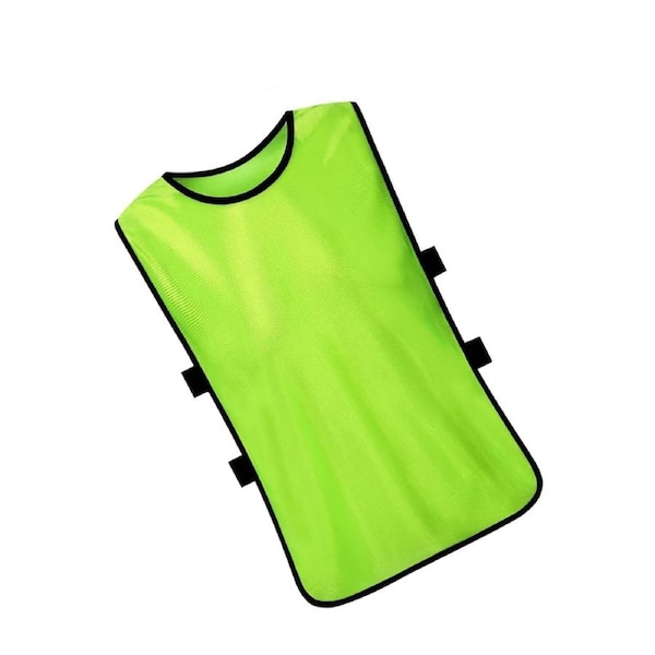 Fluro Green Team Training Sports Bibs Vests Soccer Basketball Football Netball
