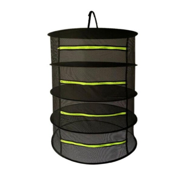 4 Layers Herb Drying Rack Net Folding Fishing Net Hanging Basket Dry Rack