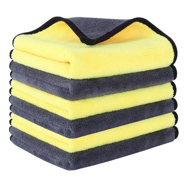 6x Drying Towels Super Absorbent Microfiber Cloth Polishing Car Wash