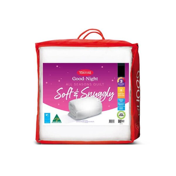 Tontine Good Night Soft/Snuggly Quilt/Doona All Seasons Home Bedding Double