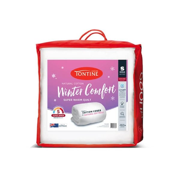 Tontine Winter Comfort Quilt/Doona Super Warm Home Bedding Queen