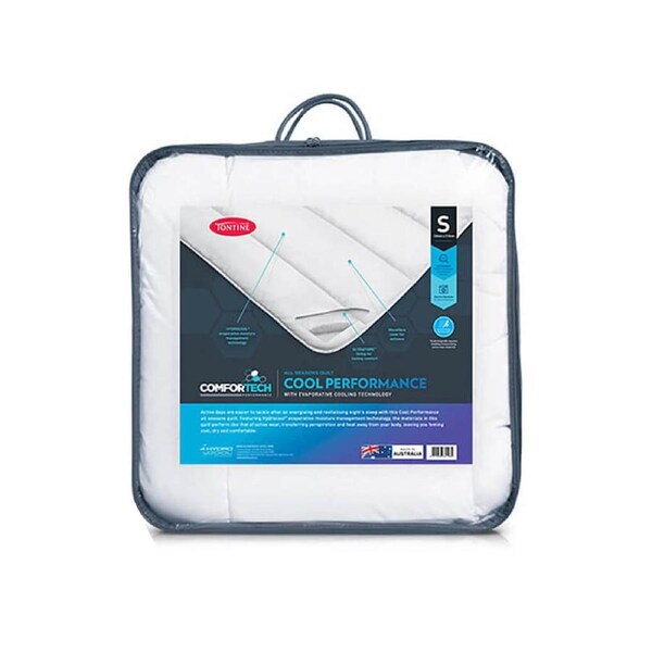 Tontine Comfortech Cool Performance Quilt/Doona All Seasons Bedding Single