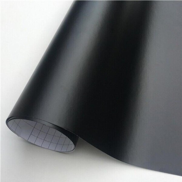 Air Release Vinyl Wrap Matte Black Car Vinyl Wrap Sticker Film 152xm x 50cm