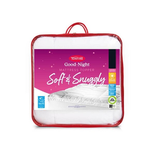Tontine Good Night Soft & Snuggly Mattress Topper Bedding Protector Double
