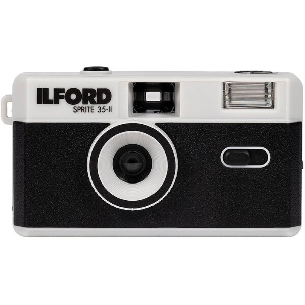 Ilford SPRITE 35-II Reusable Film Camera - Black & Grey