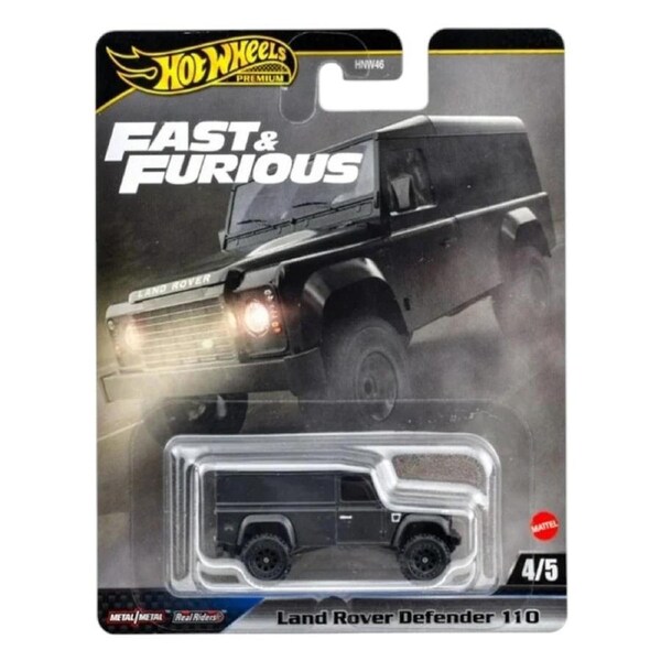 Hot Wheels Premium Fast and Furious Land Rover Defender 110