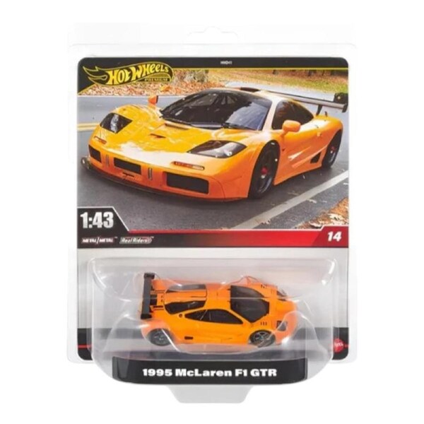Hot Wheels Premium 1:43 Scale 1995 McLaren F1 GTR