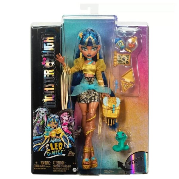 Monster High Cleo Denile with Hissette Pet Fashion Doll