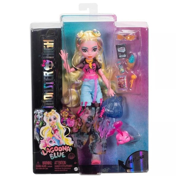 Monster High Lagoona Blue with Neptuna Pet Fashion Doll