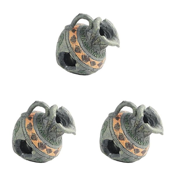 3PK Dudley's World Of Pets Antique Wine Jug Aquarium/Tank Decoration Ornament