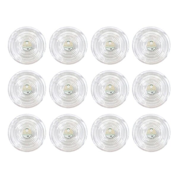 36pc Antheia Green Homewares PET Plant Pot Tray Durable Saucer 25cm Clear