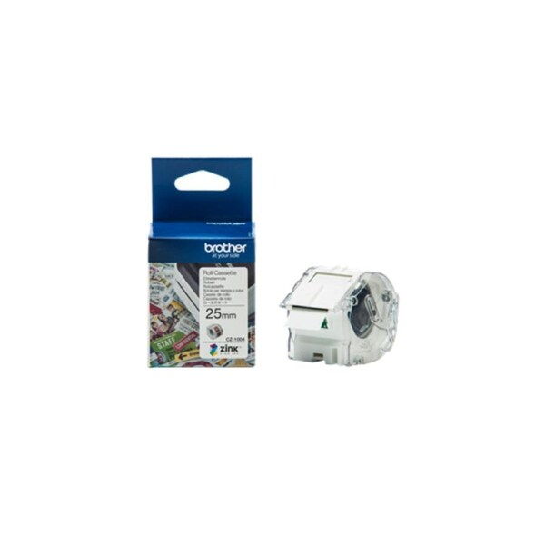 Brother CZ-1004 Full Colour continuous label roll, 25mm wide to Suit VC-500W