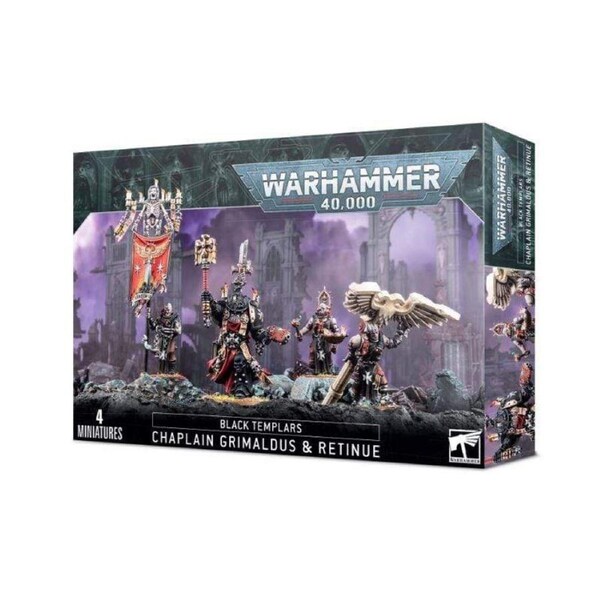 Warhammer 40K - Black Templars Grimaldus and Retinue