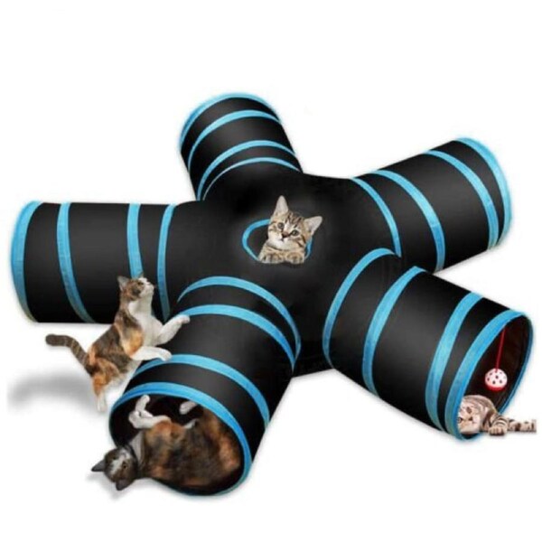 Pet Tunnels For Cat Kitten Puppy Runway Large Tunnel Climbing Funny - 4 to 5 Ways 5 Ways