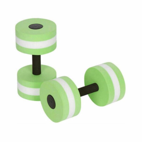 Water Weight Workout Aerobics Dumbbell Aquatic Barbell Fitness Swimming Fashion 2pcs Green