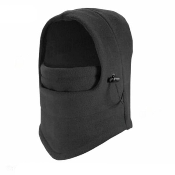 Balaclava Winter Thermal Fleece Hood Cap Ski Face Mask Hat Neck Warmer Grey