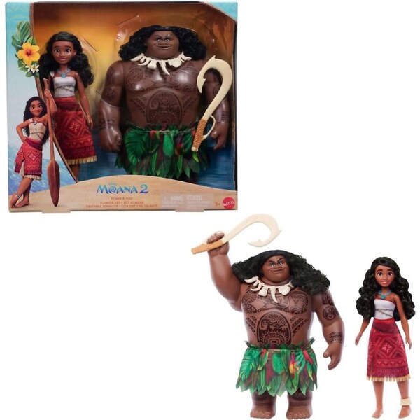 Disney Moana 2 - Moana & Maui Voyager Set