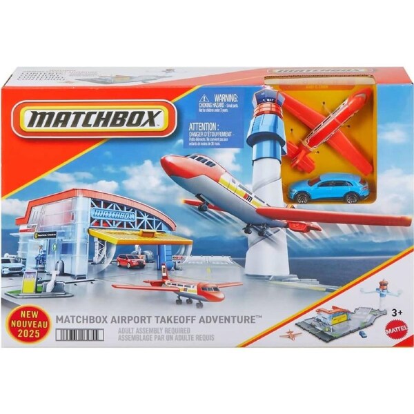 Matchbox - Airport Takeoff Adventure Playset - Mattel