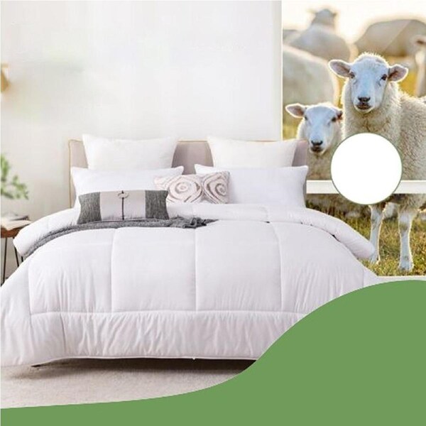 Wool Quilt Merino Down Doona All Season Single Double Queen King - 700GSM King