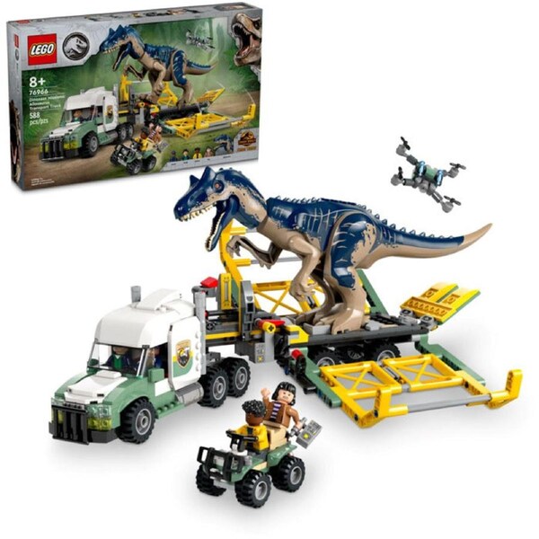 LEGO 76966 - Jurassic World Dinosaur Missions: Allosaurus Transport Truck