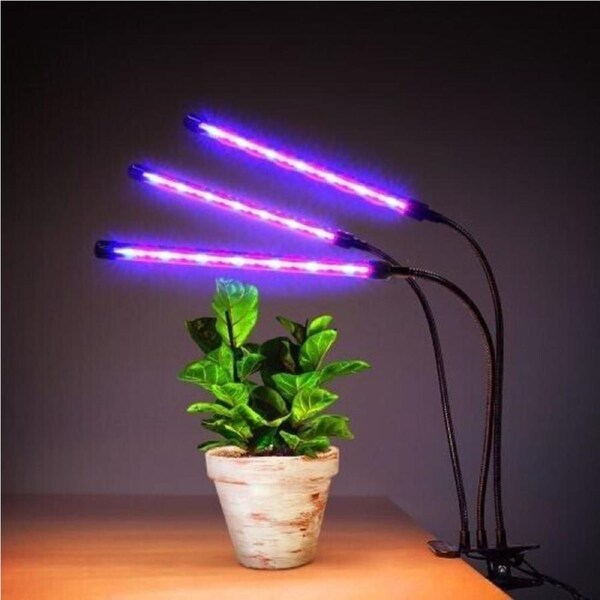 Indoor Plant Glow Light - Adjustable LED, 60 Bulbs, 9 Brightness Levels