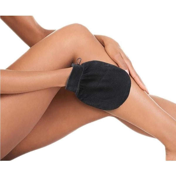 2x Exfoliating Glove Mitt Body and Face Scrub, Remove Dead Skins and Impurities