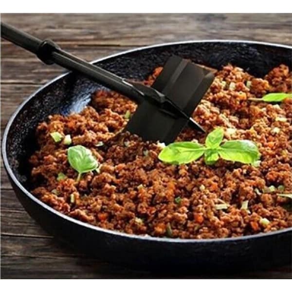 2-in-1 Chopping & Stirring Tool, Ground Beef Masher Chopper Tool Meat Smasher