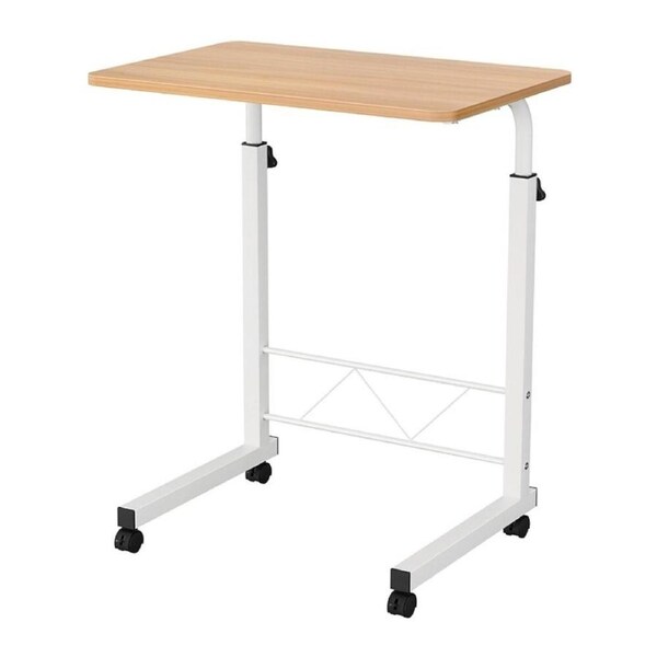 Overbed Table Bedside Mobility Study Medical Portable Laptop Desk 60x40x66-91cm