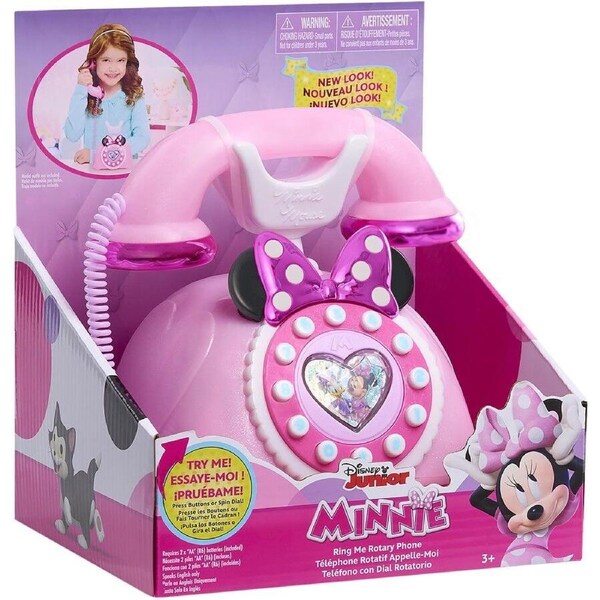 Disney Junior Minnie Mouse Ring Me Rotary Phone