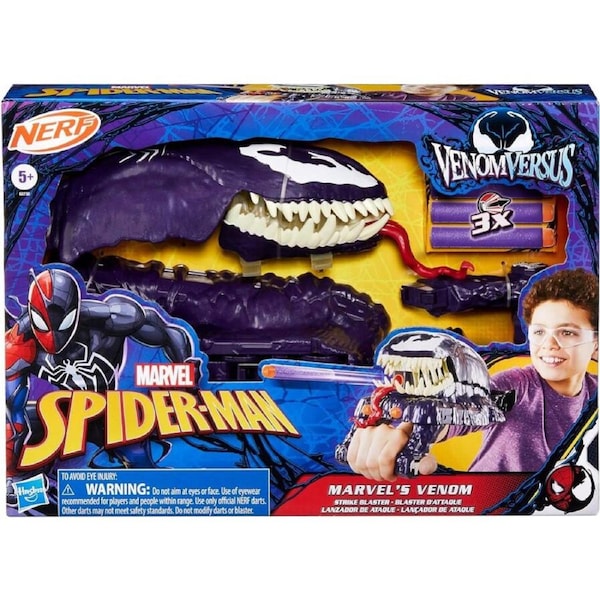 Nerf Marvel Spider-Man VenomVersus Marvel?? Venom Strike Blaster,