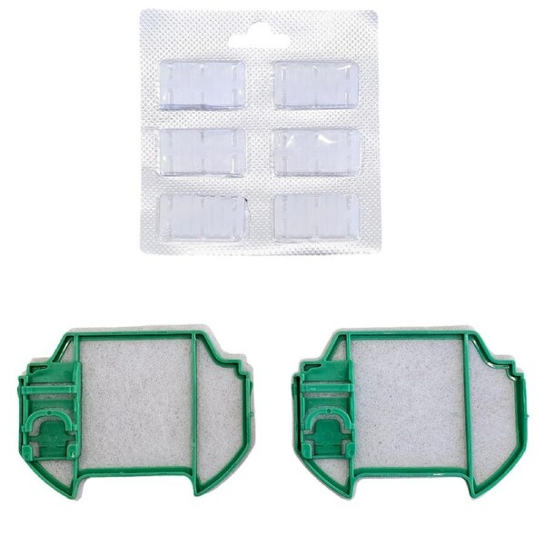 2 Filters & 6 Air Fresheners For Vorwerk Kobold VK7 Cordless Vacuum Cleaner