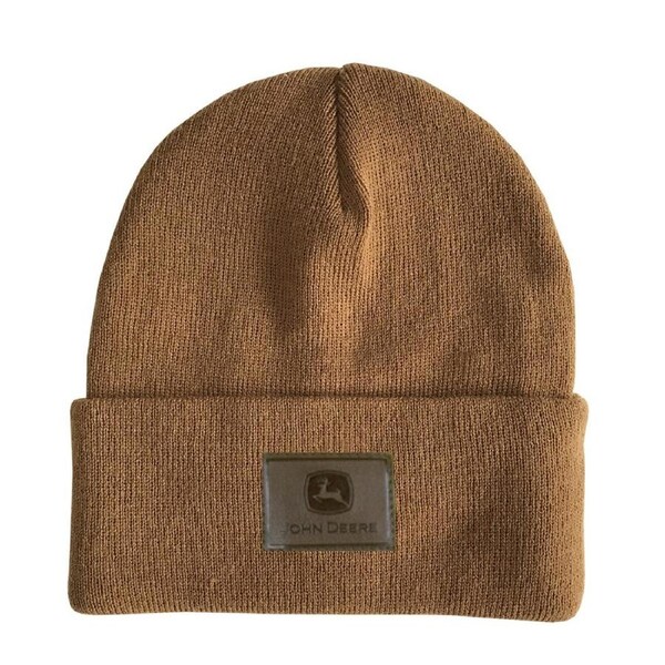John Deere LP79307-JD Men's Beanie-Carhartt Brown