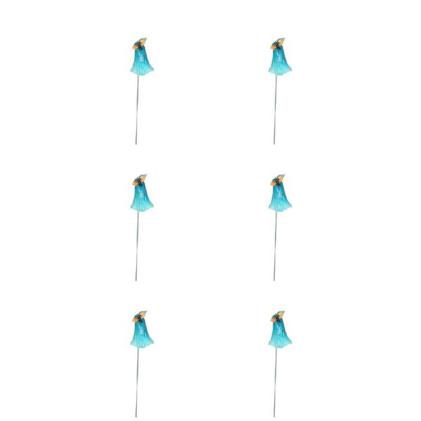 6PK Antheia Green Homewares Garden Stakes Decor Mushroom/Butterfly Assorted 69cm