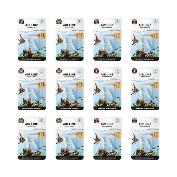 24pc Dudley's World Of Pets Aquarium/Fish Tank Tube Air Line Connector T