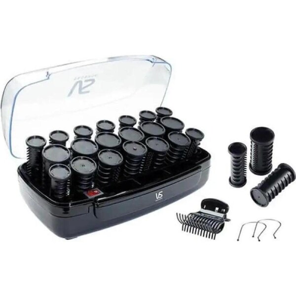 VS Sassoon Women's Hair Curler - Heated Salon Rollers - Women's Hot Hair Curlers Rolls Styler