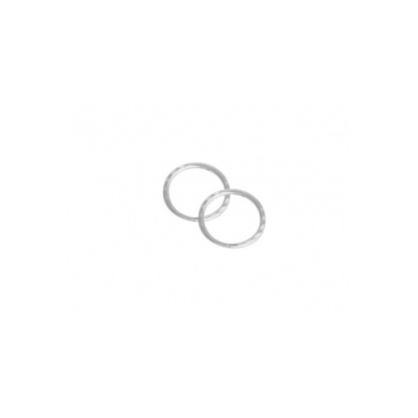 Adnohr Sleeper Facet Small 12Mm Stg. Silver 841