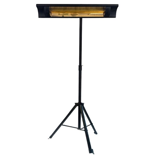 LUMI Radiant Heater - With Matte Black Tri-Pod Stand - Ultra-Efficient 2000W Outdoor Heater