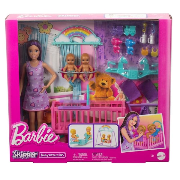 Barbie Skipper Babysitters Inc Twin Nursery Doll Playset
