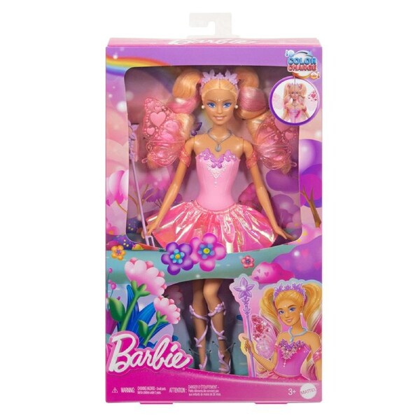 Barbie Fantasy Fairy Doll with Colour Change Wings and Outfit