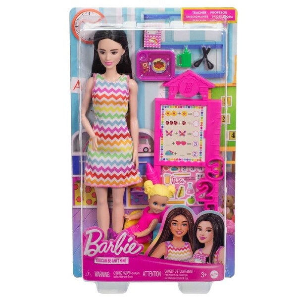 Barbie Career Teacher Doll and Accessories (Black Hair)