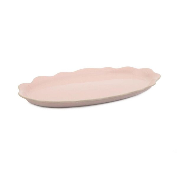 Jamie Oliver Big Love Pass-Me Platter Serving Plate Stoneware 35x20cm Pink