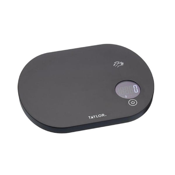 Taylor Pro Touchless Tare Digital Dual 5.5kg Kitchen Weighing Scale Black