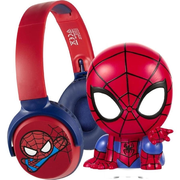 Marvel Spider-Man Bluetooth Headphone & Mood Light Gift Set
